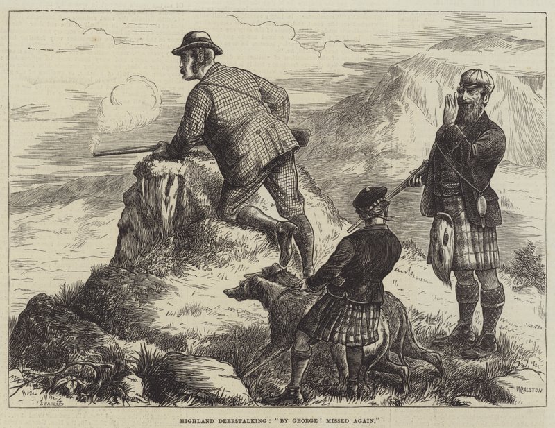 Highland-Hirschjagd, Verdammt! Wieder daneben von William Ralston