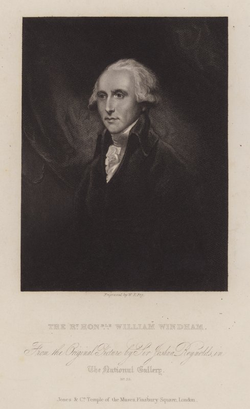 William Windham, englischer Whig-Politiker von William Thomas Fry