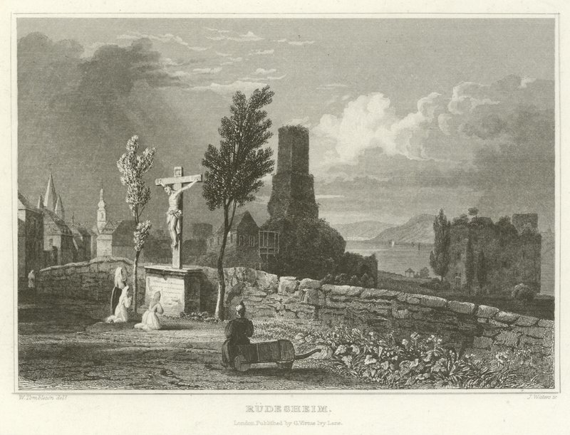 Rüdesheim von William Tombleson