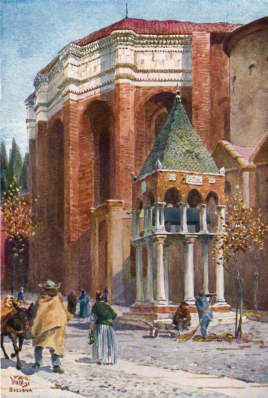 Bologna, S. Domenico von William Wiehe Collins