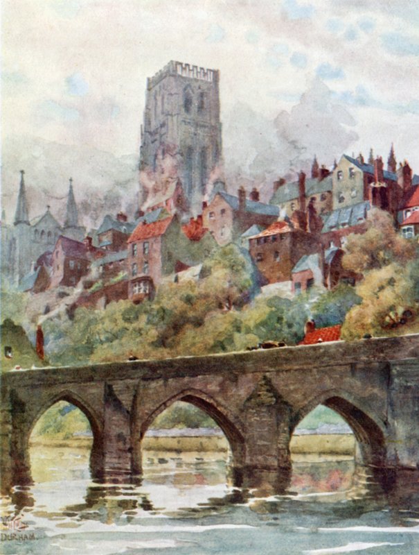 Durham, Elvet Bridge von William Wiehe Collins
