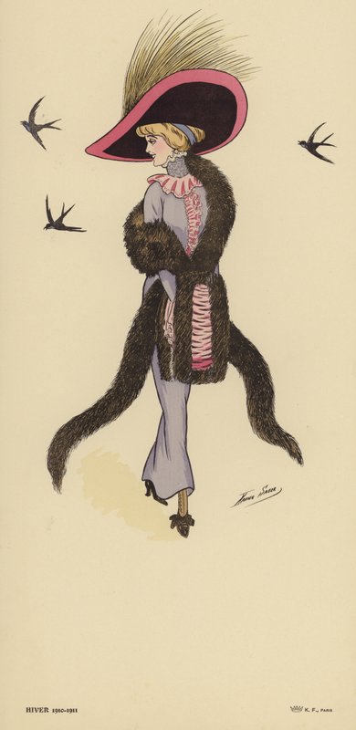 Wintermode 1910-1911 von Xavier Sager