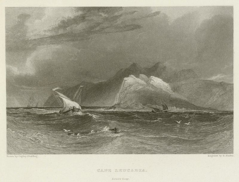 Kap Leucadia, Liebessprung von after A.V. Copley Fielding