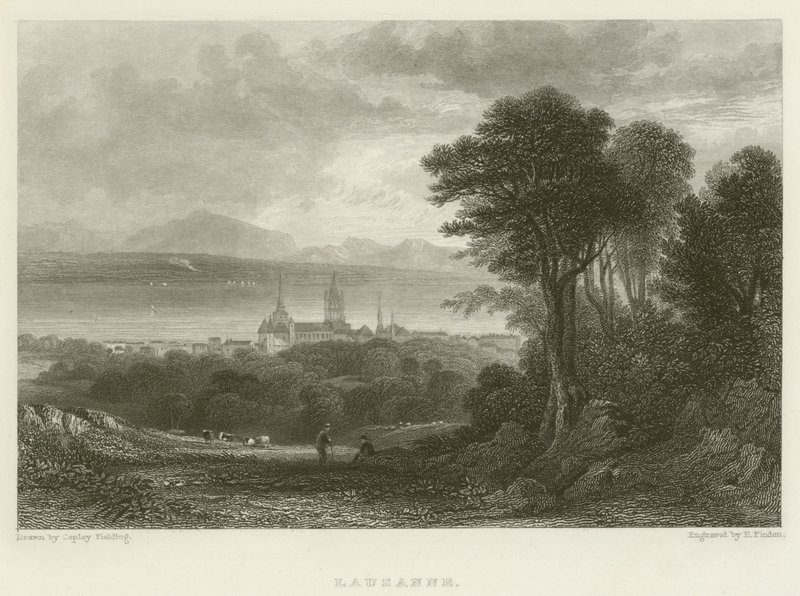 Lausanne von after A.V. Copley Fielding