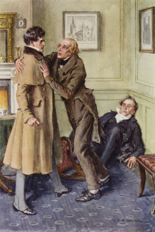 Illustration für Martin Chuzzlewit von after Charles Edmund Brock