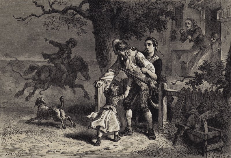 Der Ruf zu den Waffen von after Felix Octavius Carr Darley