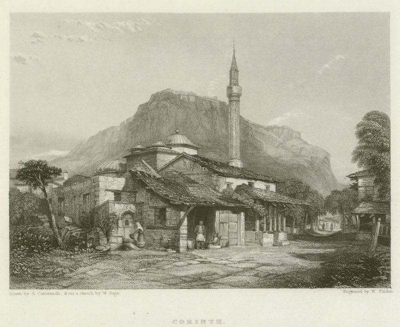 Korinth von after George Cattermole