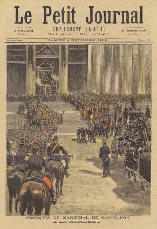 Beerdigung von Marschall MacMahon von after Henri Meyer