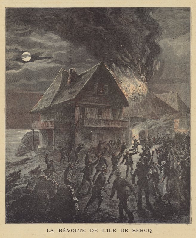 Aufstand auf der Insel Sark von after Henri Meyer