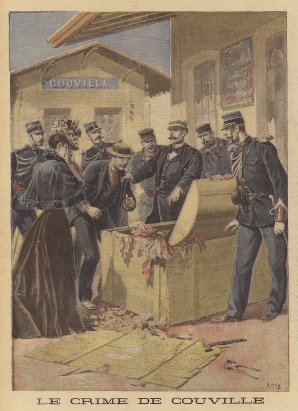 Das Verbrechen von Couville von after Henri Meyer