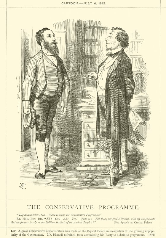 Das konservative Programm von after John Tenniel