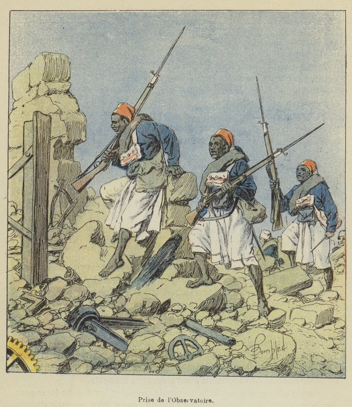 Einnahme des Observatoriums von after Louis Charles Bombled