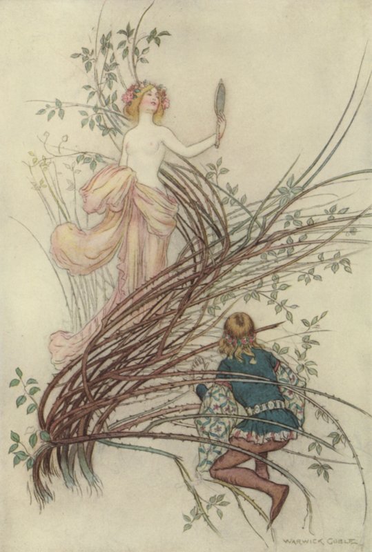 Geoffrey Chaucer, Gedicht von after Warwick Goble