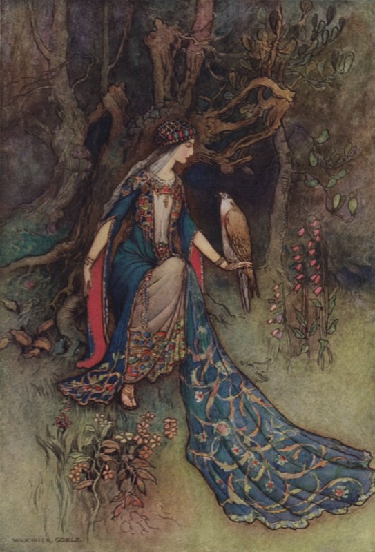Geoffrey Chaucer, Die Geschichte des Knappe von after Warwick Goble
