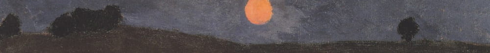 Mond über Landschaft (Paula Modersohn Becker)